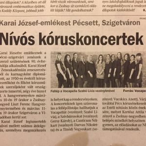 2017. március 10. – Karai 90 emlékkoncert – Szigetvár